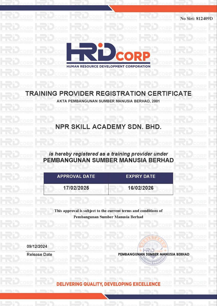 HRD Corp License License